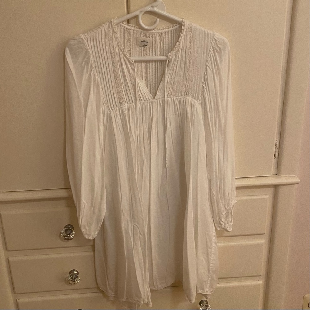 Wilfred White Carriage Mini Dress